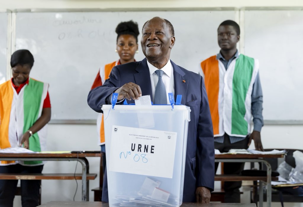 Ouattara premiers résultats élection présidentielle ivoirienne